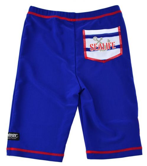 Swimpy UV-shorts Sealife blå - str 98-104