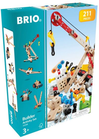 BRIO Builder 34588 Builder Aktivitetssæt - 211 dele
