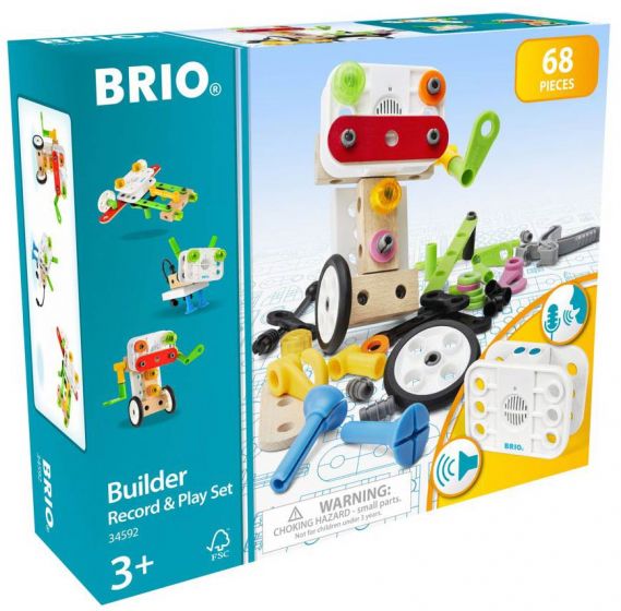 BRIO Builder Record and Play byggsats 34592 - 68 delar