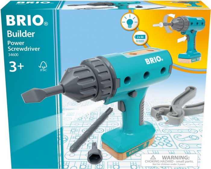 BRIO Builder Elektrisk skrutrekker med lys