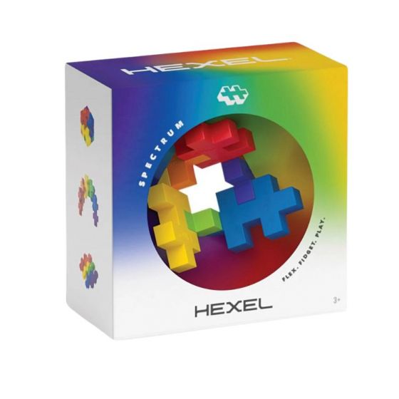 Plus Plus HEXEL fidget-leksak - Spectrum