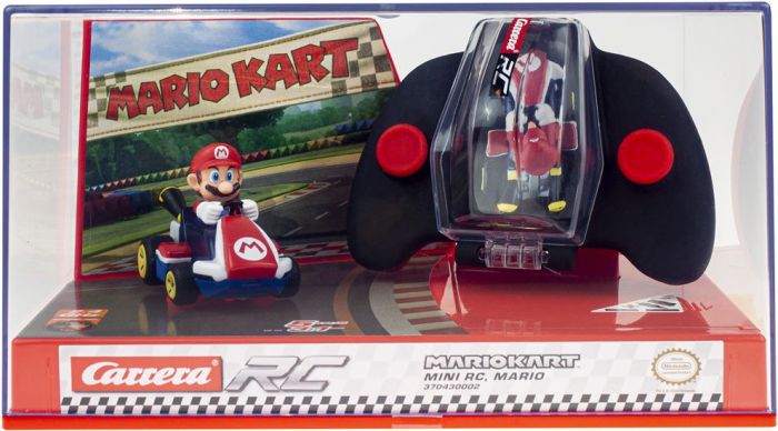 Carrera Nintendo Mario Kart 2,4 GHz Mini RC Mario - radiostyrt minibil 6 cm