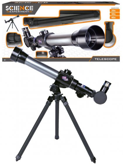 Teleskop til barn - forstørrer opp til 40 ganger