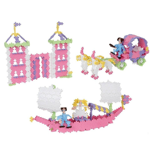 Plus Plus Pastel prinsesse 3 i 1 - 480 byggeklosser