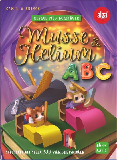 Musse & Helium ABC spel för barn från 4 år - svensk version