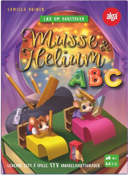 Musse og Helium ABC spill for barn fra 4 år - norsk versjon