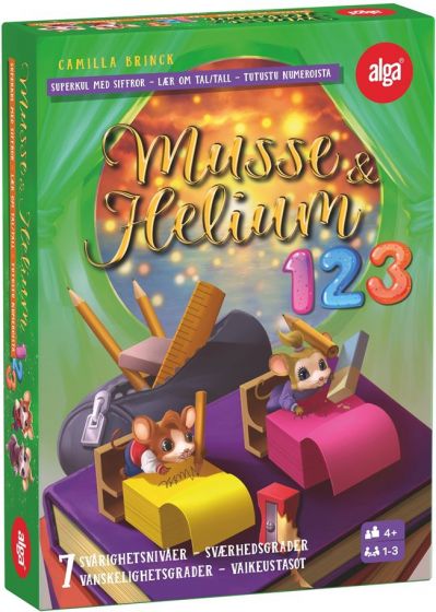 Musse og Helium 123 spil til børn fra 4 år - nordisk version