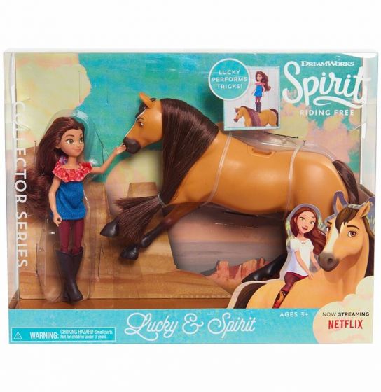 Spirit Riding Free Collector dukke og hest - Lucky og Spirit