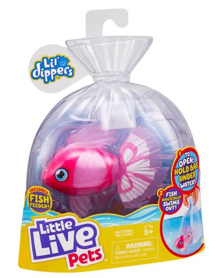 Little Live Pets Lil' Dippers Bellariva - interaktiv fisk som simmar