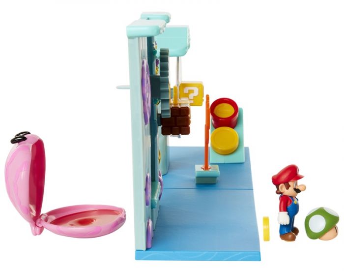 Nintendo Super Mario Underwater lekesett - undervannsverden med 5 interaktive deler og Super Mario 6 cm
