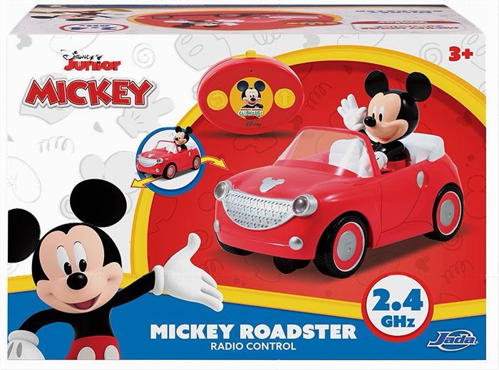 Disney Mickey Mouse RC Roadster 2,4 GHz - fjernstyret bil