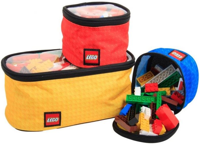 LEGO oppbevaringsbokser i mykt stoff  - 3 stk