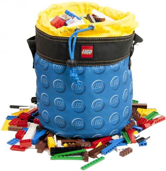 LEGO opbevaringspose 6,3L - blå med håndtag
