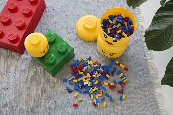 LEGO Storage förvaringslåda pojke - gul 
