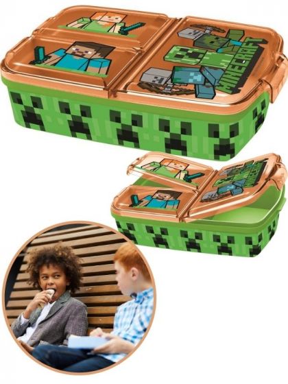 Minecraft matboks med 3 rom