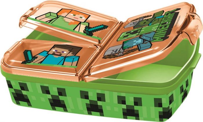 Minecraft madkasse med 3 rum