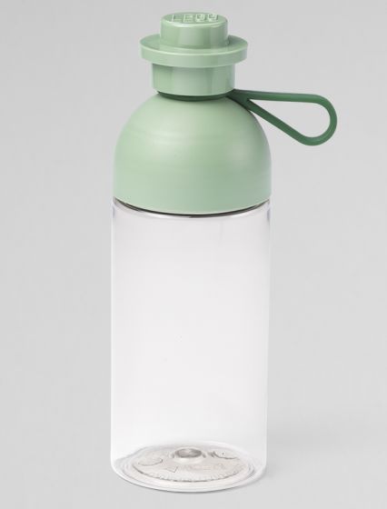 LEGO hydration bottle 0,5L - LEGO drikkeflaske - transparent sand green