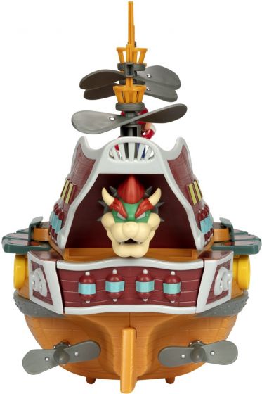 Nintendo Super Mario Deluxe Bowsers Luftskepp med ljud och rörelser - Mario-figur medföljer