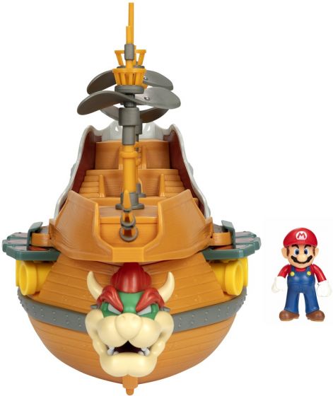 Nintendo Super Mario Deluxe Bowser Luftskip med lyd og bevegelser - Mario-figur inkludert