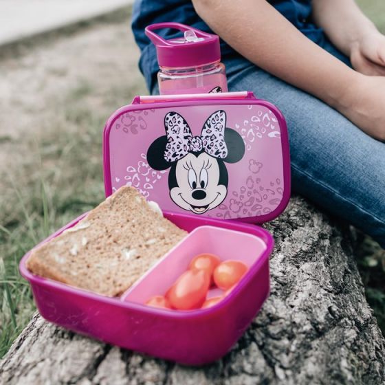 Disney Minni Mus matboks med uttakbar beholder - rosa