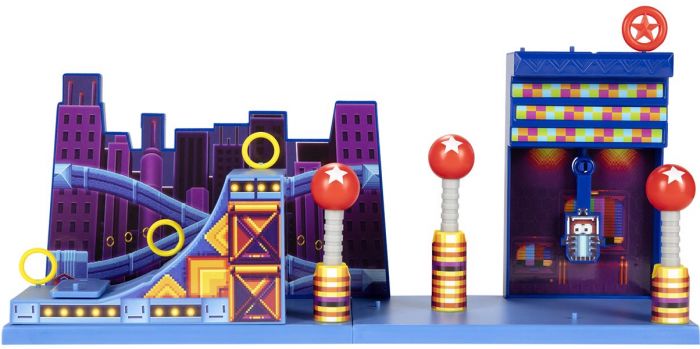 Sonic the Hedgehog Studiopolis Zone lekesett - med Sonic-figur 6 cm
