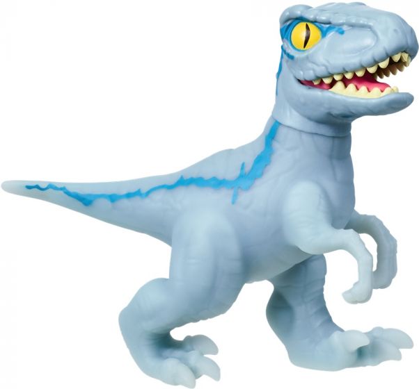 Goo Jit Zu Jurassic World actionfigur med biteangrep - Blue dinosaur-figur
