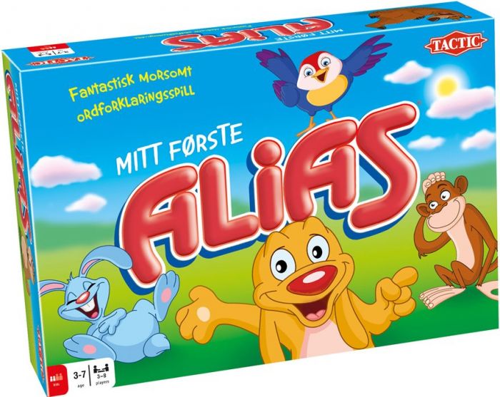 Mitt første Alias - ordforklaringsspill for de minste spillerne - norsk versjon