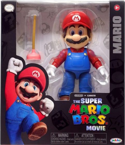 Super Mario Movie figur 13 cm - Mario med tilbehør