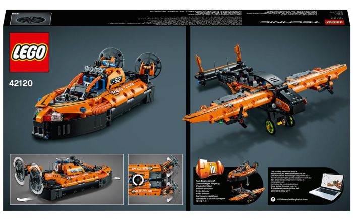 LEGO Technic 42120 Redningstjenestens luftputebåt
