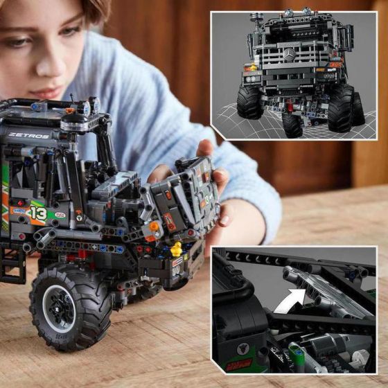 LEGO Technic 42129 Mercedes-Benz Zetros fyrhjulsdriven terränglastbil