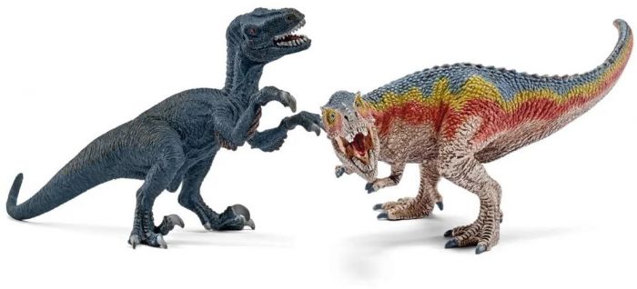 Schleich Dinosaur T-rex og Velociraptor figursett 42216
