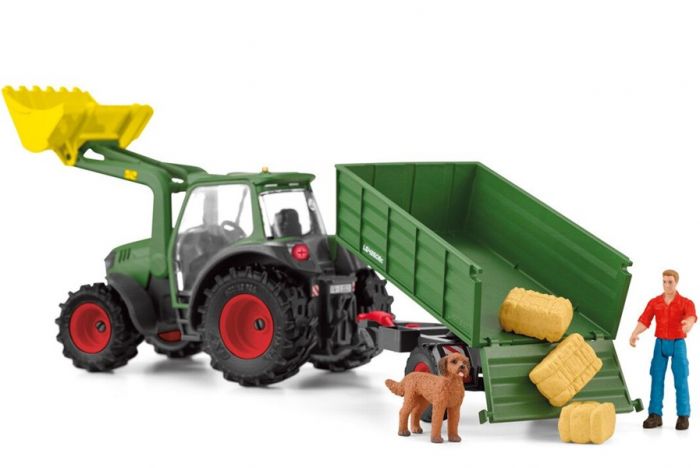 Schleich Farm World 42608 Traktor med henger