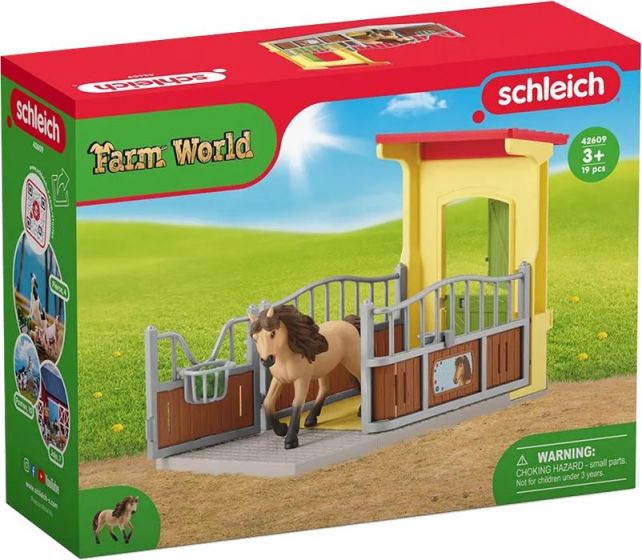 Schleich Farm World 42609 Hesteboks med Islandsponni hingst