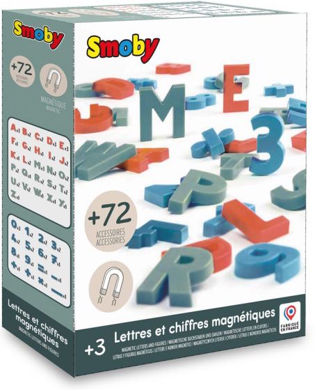 Smoby Køleskabsmagneter - bogstaver og tal - 72 dele