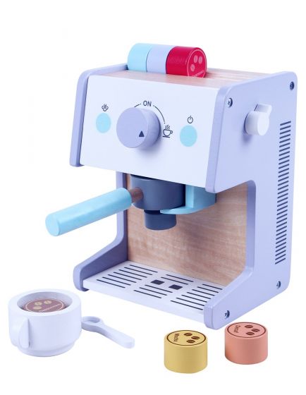EduFun Deluxe kaffemaskin i tre - til lekekjøkken