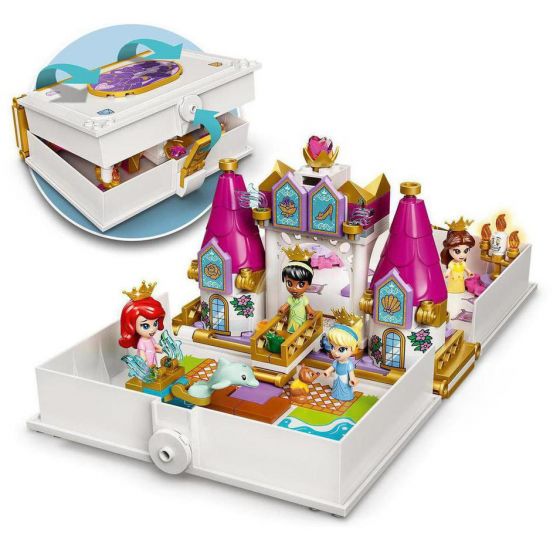 LEGO Disney Princess 43193 Ariel, Belle, Askungen och Tianas sagoboksäventyr 