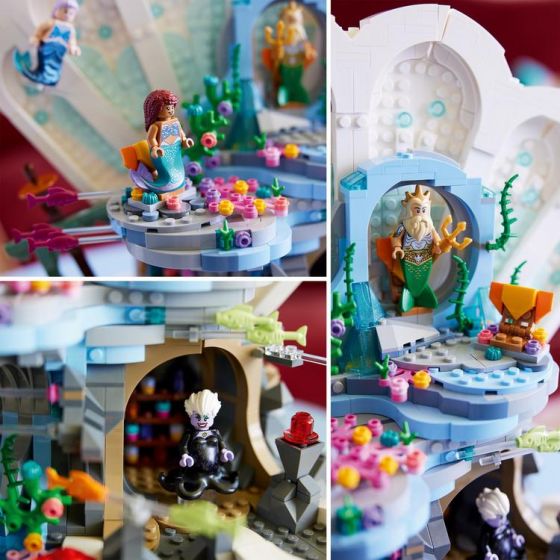 LEGO Disney Princess 43225 Den lilla sjöjungfrun – kungligt snäckskal