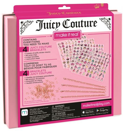 Make It Real Juicy Couture Absolutely Charming Bracelets - gör 4 armband med charms