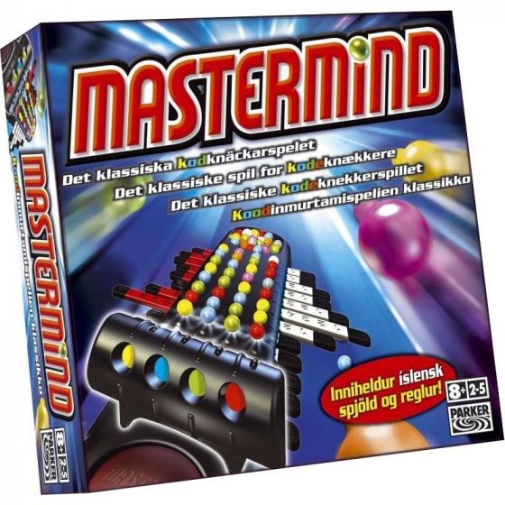 Mastermind strategispel - det klassiska kodknäckarspelet