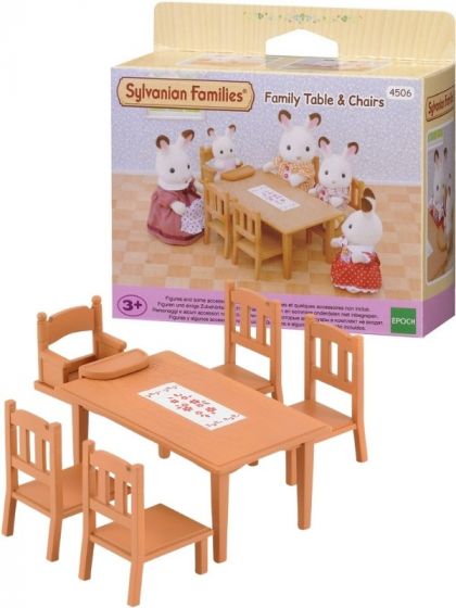 Sylvanian Families møbelsett - spisebord og stoler