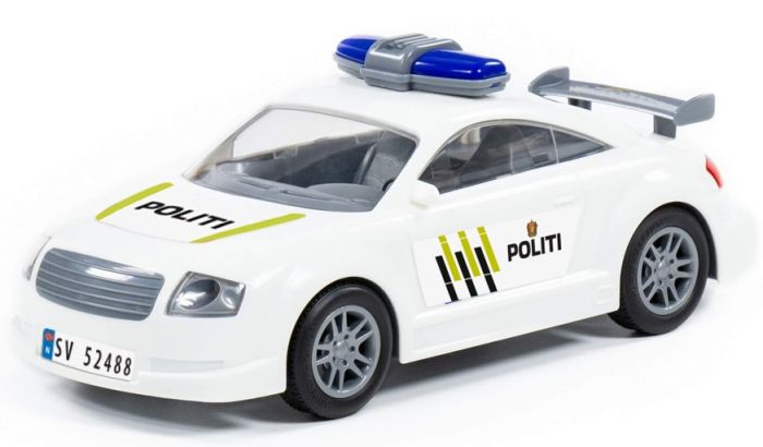 Wader Norsk politibil med pull-back motor - 27 cm
