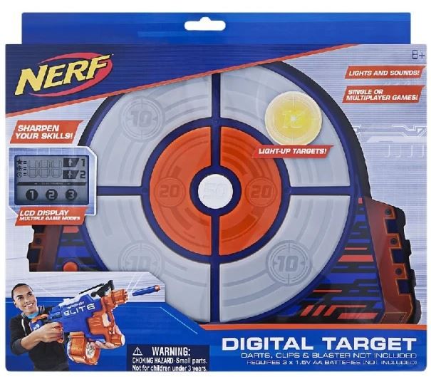 Nerf Elite Strike and Score digital target - digital målskive med lys og lyd