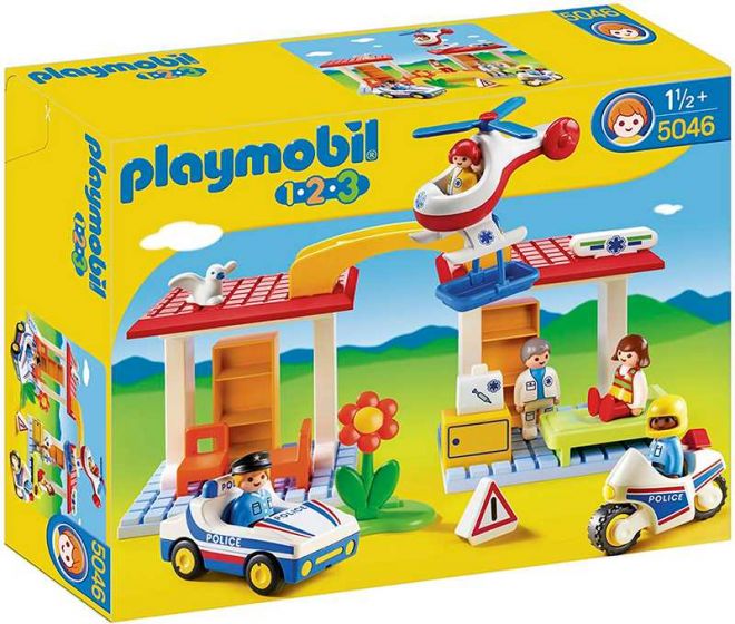 Playmobil 1.2.3 Politi og ambulanse 5046
