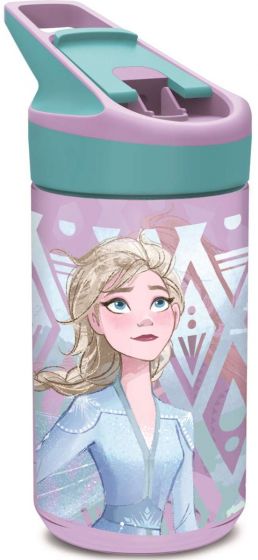 Disney Frozen Vattenflaska med sugrör - 480 ml