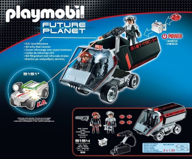 Playmobil Future Planet Darksters Truck med ljuskanon 5154 