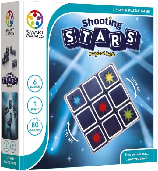 SmartGames Shooting Stars - logikkspill med 80 utfordringer - fra 6 år