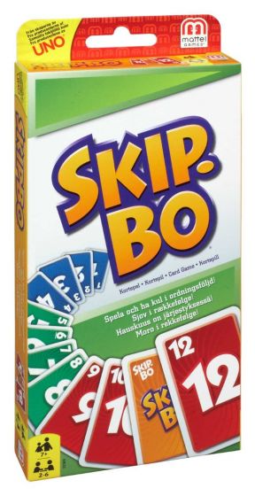 SKIP-BO Card Game - skandinavisk version