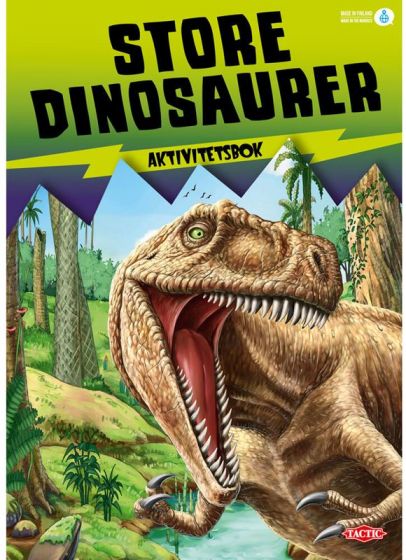 Stora dinosaurier aktivitetsbok