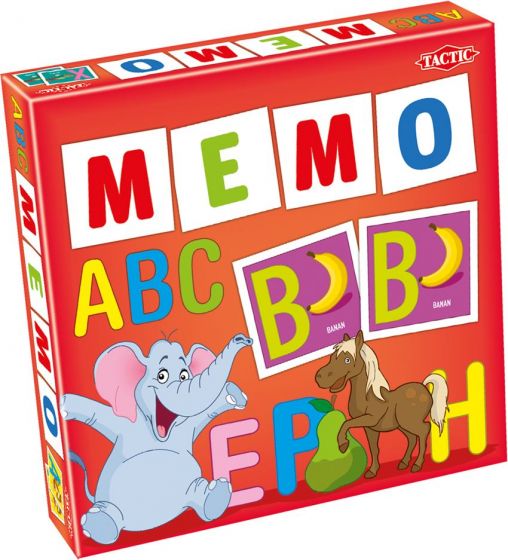 ABC memo - hukommelsesspill med bokstaver - norsk versjon
