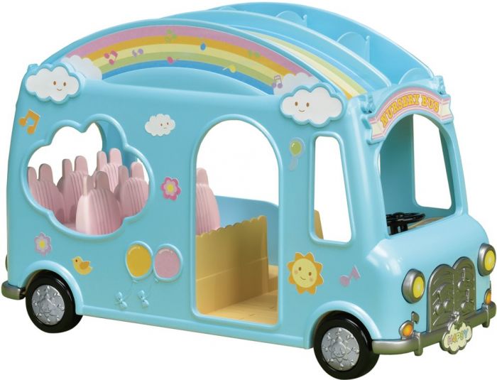 Sylvanian Families Sunshine barnehagebuss - med plass til 12 babyer